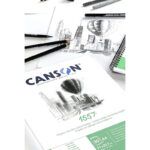 Canson 1557 Bloc Encolado 30H Fino 180g Extra Blanco