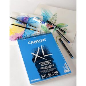 Canson XL Mix Media Album Espiral Microperforado Texturado 160g