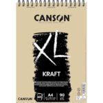 Canson XL Kraft Rayado Album Espiral Microperforado 90g Beige