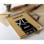 Canson XL Kraft Rayado Album Espiral Microperforado 90g Beige