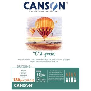 Canson C à Grain Bloc Encolado 30H Grano Fino 180g