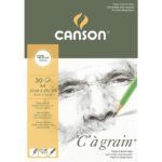 Canson C à Grain Bloc Encolado 30H Grano Fino 125g