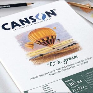 Canson C à Grain Bloc Encolado 30H Grano Fino 180g