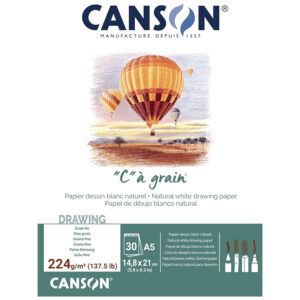 Canson C à Grain Bloc Encolado 30H Grano Fino 224g