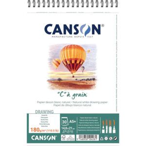 Canson C à Grain Álbum Espiral Microperforado 30H Fino 180g