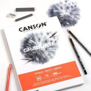 Canson Graduate Sketch Bloc Encolado 40H Grano Fino 96g