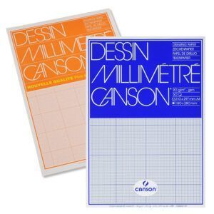 Canson Milimetrado Bloc Encolado 50H Suave 90g