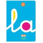 Lamela Libreta Grapa A4 Polipropileno Flúor 50H Cuadrovía (Pack 5 colores surtidos)