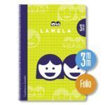 Lamela Cuaderno Espiral Fº (A4+) Cartoncillo Plastificado 80H Cuadrovía (Pack 10 Uds.)