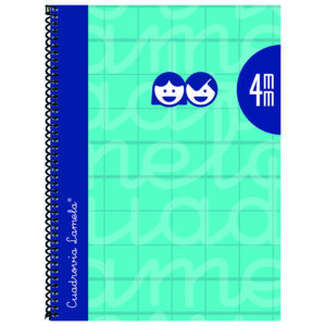 Lamela Cuaderno Espiral 4º (A5) Extradura 80H 90grs Cuadrovía 4mm