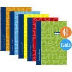 Lamela Cuaderno Espiral 4º (A5) Extradura 80H 90grs Cuadrovía 4mm