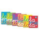 Lamela Cuaderno Espiral 4º (A5) PP Flúor 80H 90grs Cuadrovía 5mm