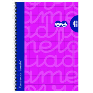 Lamela Cuaderno Espiral Fº (A4+) Extradura 80H 90grs Cuadrovía 4mm