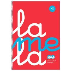 Lamela Cuaderno Espiral Fº PP Flúor 80H 90grs Cuadrovía 4mm