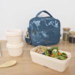 MILAN Bolsa Isotérmica Porta Alimentos con 3 Recipientes, serie Lava, 3.5L