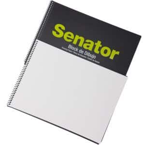 Senator Bloc de Dibujo 248x346mm, Tapa Polipropileno, 150g, 20 Hojas