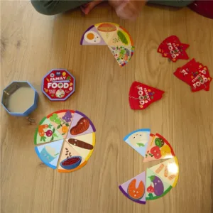 Imagiland Juego Cartas Redondas Fun Tastic "Family Food"