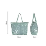 MILAN Bolso Shopper Grande, 18.5L, Colección Lava, Verde