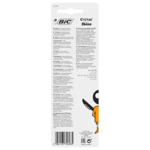BIC Celebrate Cristal Shine, Bolígrafos Punta Media 1mm, Paquete de 2 Unidades