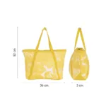 MILAN Bolso Shopper Grande, 18.5L, Colección Lava, Amarillo