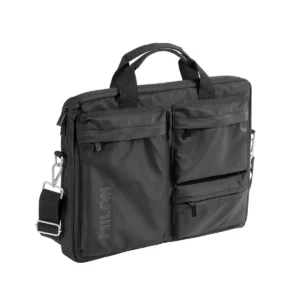 MILAN Maletín para Portátil Acolchado, Colección Shadow, Negro
