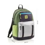 Miquelrius Mochila Escolar Triple Amsterdam, Reciclado, Rider Green
