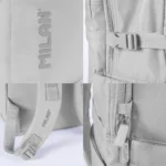 MILAN Mochila Escolar 5 Cremalleras 25L Colección Shadow Gris MILAN Mochila Escolar 5 Cremalleras 25L Colección Shadow Gris