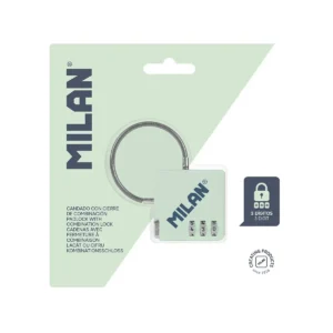 MILAN Candado con Cierre de Combinación, Coleccion 430 since 1918, Verde