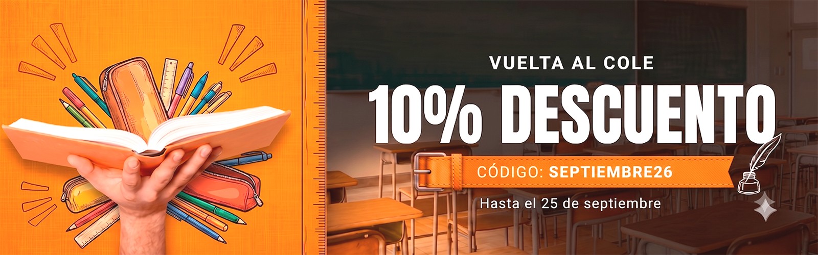Material escolar para la vuelta al cole 2026