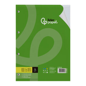 Liderpapel Recambio de Anillas A4 100 hojas 75g/m², 4 Taladros