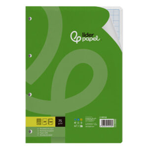 Liderpapel Recambio de Anillas A4 100 hojas 75g/m², 4 Taladros
