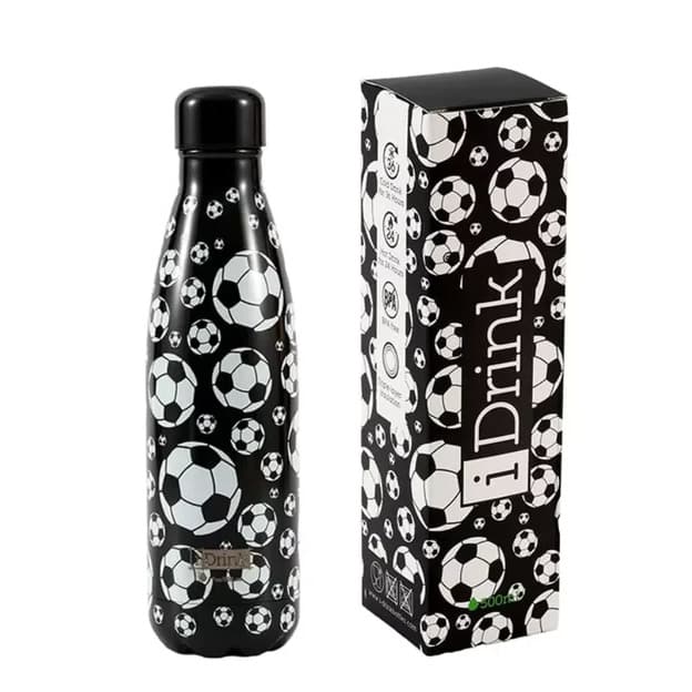 iDrink Botella Térmica Doble Pared Football 500ml iDrink Botella Térmica Doble Pared Football 500ml