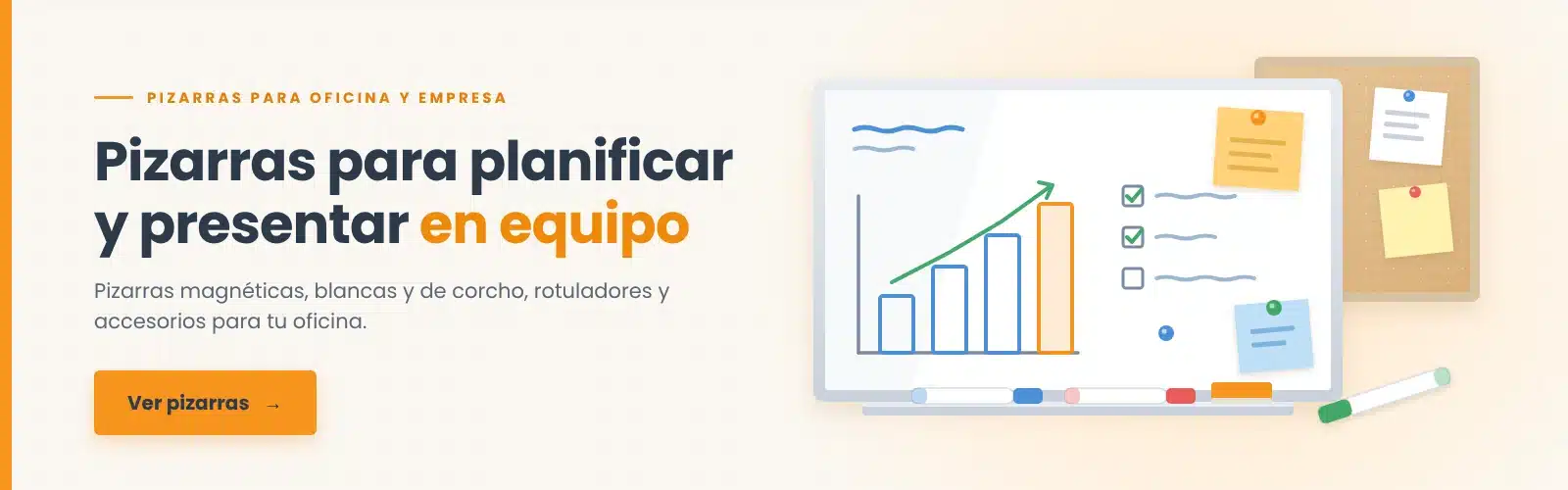 Pizarras para oficina.